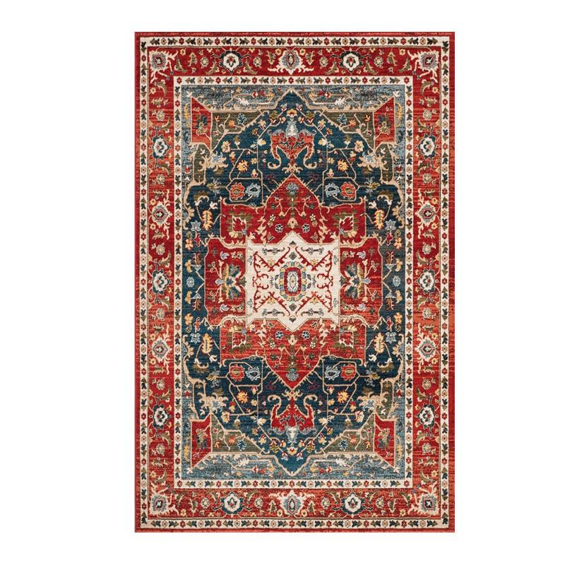 Persian Crystal Velvet Living Room Carpet American Retro Ethnic Style Carpet Hotel Bed And Breakfast Full Of Carpet