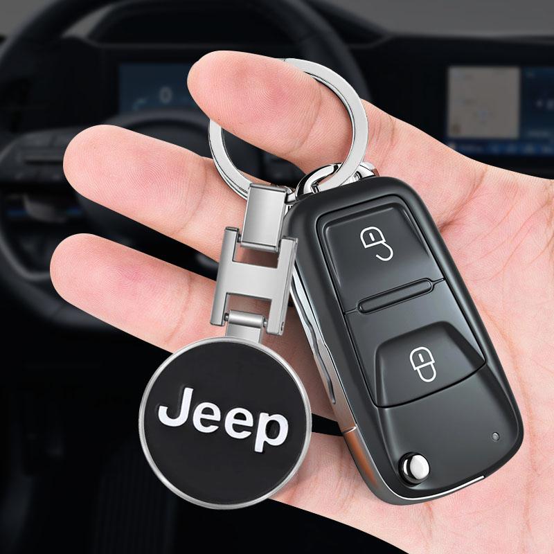 1 шт. Эмблема автомобиля Брелок Аксессуары для ключей для Jeep Renegade Compass Wrangler JK Patriot Grand Cherokee XJ SRT Trail Hawk