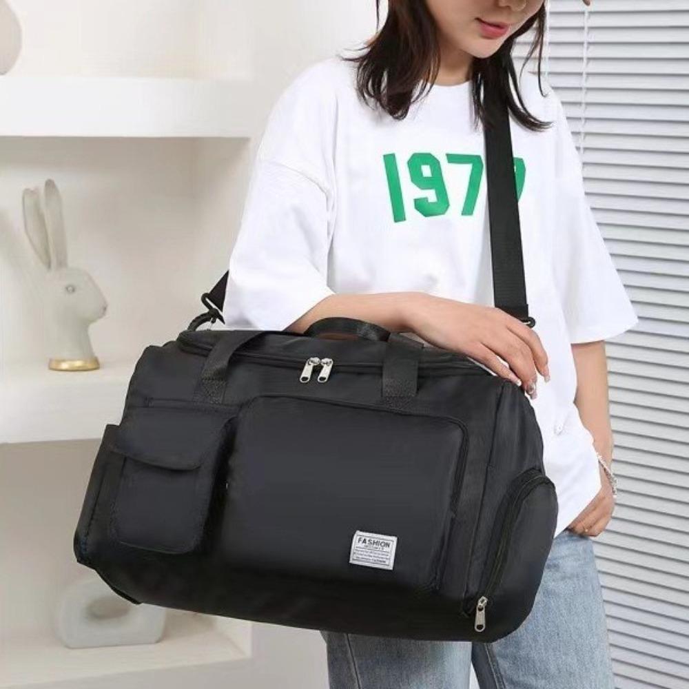 Oxford Travel Luggage Bag Foldable Large Capacity Handbag Storage Bag Nylon Duffle Bag Sports