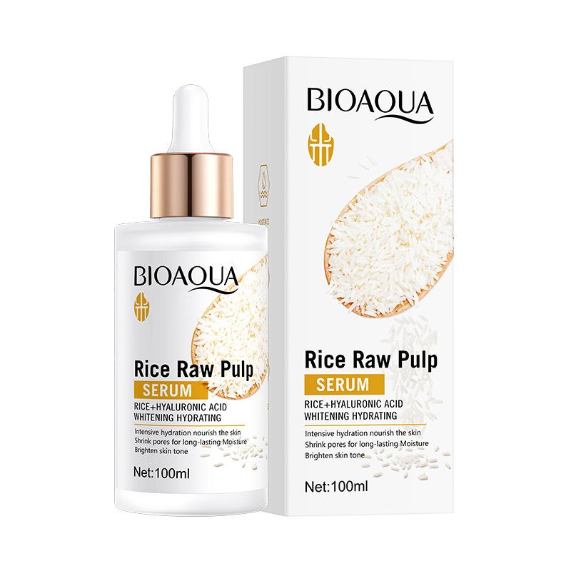 BIOAOUA Nourishing Essence Rice Plasma Увлажняющая сыворотка с гиалуроновой кислотой