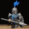 Black Hawk Knight: The Medieval Lion King's Castle Minifigure Dragon Knight Is Compatible with the Dungeon Build-Up Block Toy