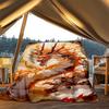 1pc Mythical Dragon Print Outdoor Blanket, Lightweight Polyester,