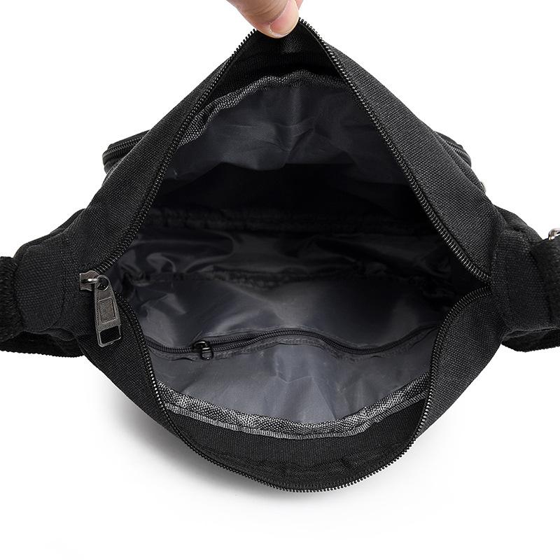 Новая холщовая сумка через плечо, мужская сумка-мессенджер, вместительная, с несколькими отделениями