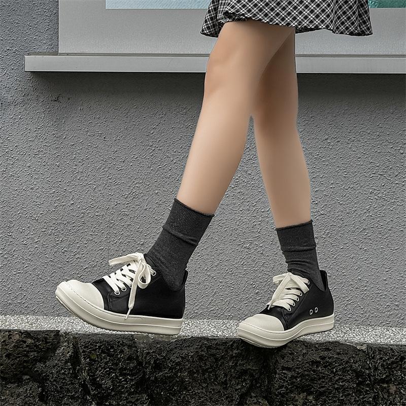 Большие парусиновые туфли мужские дышащие низкие туфли на платформе повседневные туфли для сноубординга парные туфли с круглым носком 6862-J