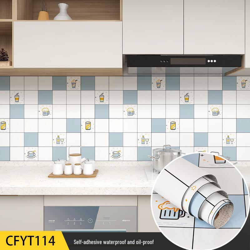 Маслостойкие и водостойкие наклейки на стену кухни: Обои для плиты против плесени, устойчивые к высоким температурам