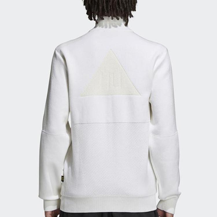 Men's Adidas Originals Jackets Men's White Stand Collar Moderate Other