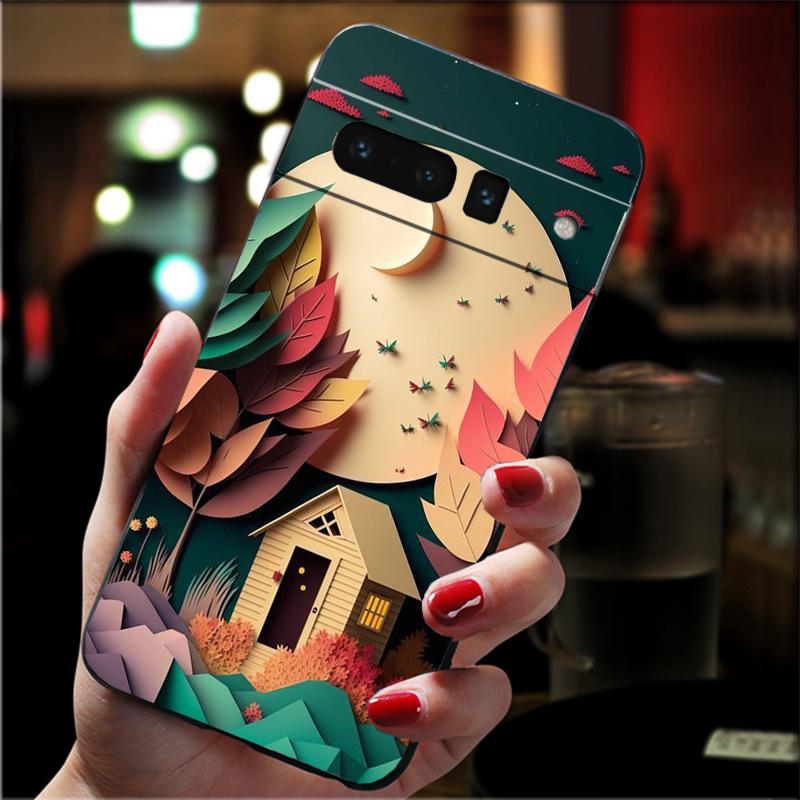 Landscape Sceneary Mountain Phone Case For Google Pixel 8 7 Pro 7A 7 6A 6 Pro Pixel 8A 4A 3A 4 XL Pixel 5 6 4 3 3A XL