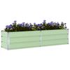 Planter Box Pastel Green 195 x 50 x 45 cm Galvanized Steel