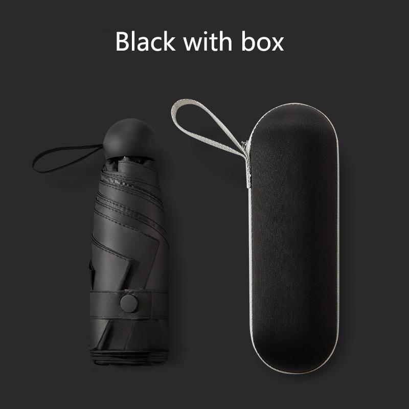 Мини-капсула, легкий солнечный и дождливый зонт, женский солнцезащитный зонт с защитой от УФ-лучей, карманный солнцезащитный зонт, портативный зонт из Парагвая