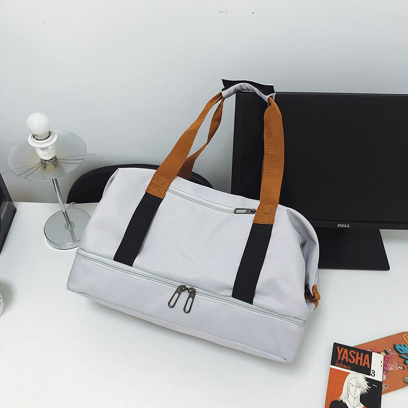 Дорожная сумка большой вместимости с отделением для сухого/мокрого белья и отделением для обуви - Oxford Canvas, портативная сумка для фитнеса