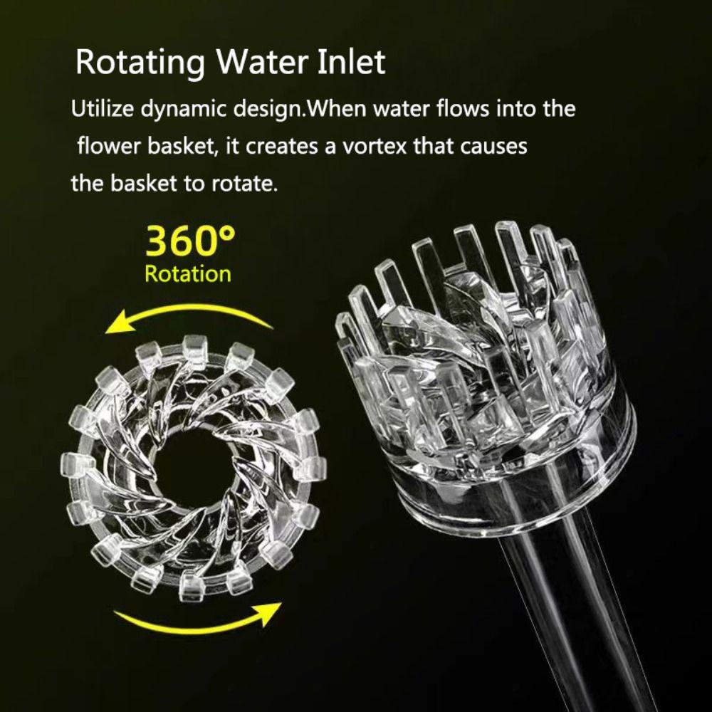 Поверхностный Аквариумный Водный Растение Бак Фильтр Водное Растение Акриловый Лили-Трубка Вращающийся Аквариум Аксессуары
