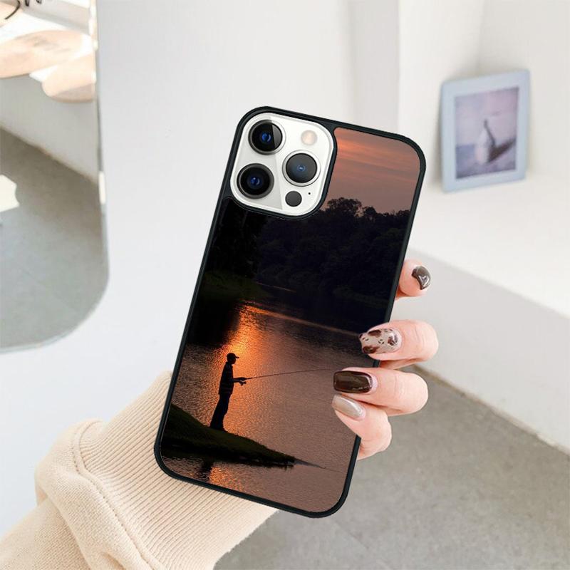 Чехол для телефона Рыбак Рыбалка Для iPhone 17 Air 16 15 14 11 12 13 Pro MAX Plus coque Чехол Оболочка