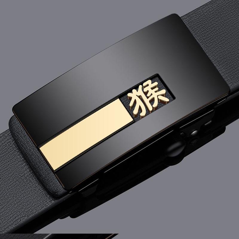 Zodiac Men's Automatic Buckle Belt: Stylish, Versatile Belt for Casual and Business Wear