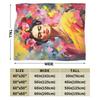 Fridaes Kahloes Merch Blankets Super Soft Flannel  Throw Blanket Relax Bedspread