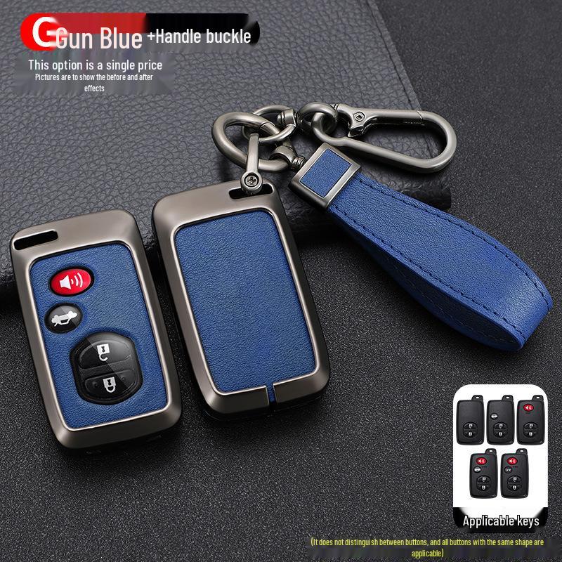 Подходит для Toyota Corolla, Levin, Camry, Highlander, RAV4, Crown, CH-R и Reiz Чехол для ключей