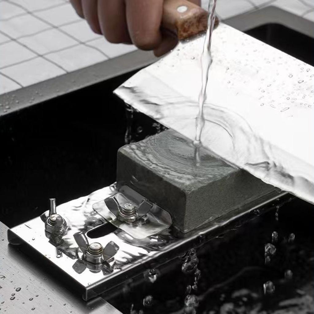 Держатель для заточного камня Нескользящий Регулируемый Для заточных камней Кухонная раковина