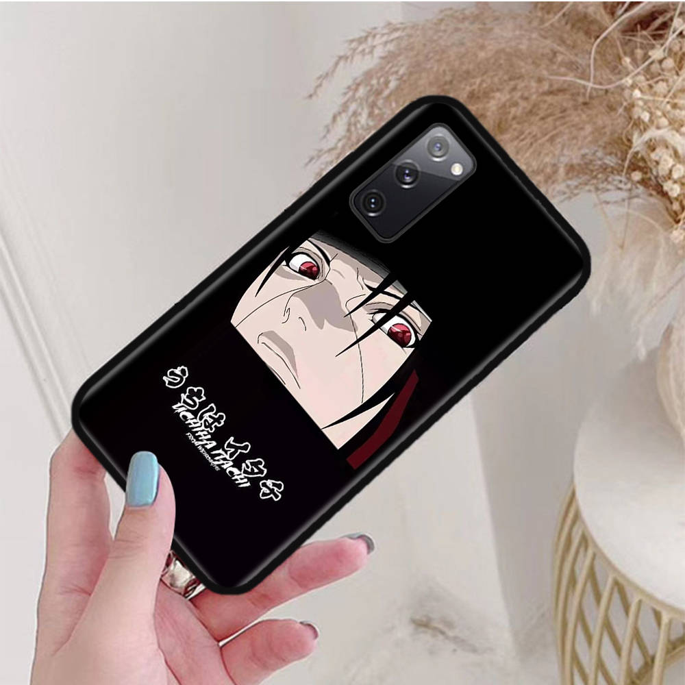 Черный чехол для OPPO Reno 8 6 5 4 Pro Plus Find X3 A17 A3 A31 A38 A40 A53 A54 A55 A74 A76 A78 A77 A80 A94 A95 A96 Lite W-82 Наруто Итачи Учиха