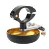 Велосипедный латунный звонок с анодированным кольцом для велосипеда, предупреждающий четкий звук для шоссейного велосипеда (черный)