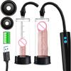 Перезаряжаемый электрический насос для пениса, вакуумная чашка, устройство для увеличения пениса, автоматический мужской мастурбатор, секс-игрушки для взрослых, удлинение пениса