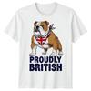 Гордый Британский Бульдог Британская Гордость Культура Мужская Футболка Женская Графическая Футболка