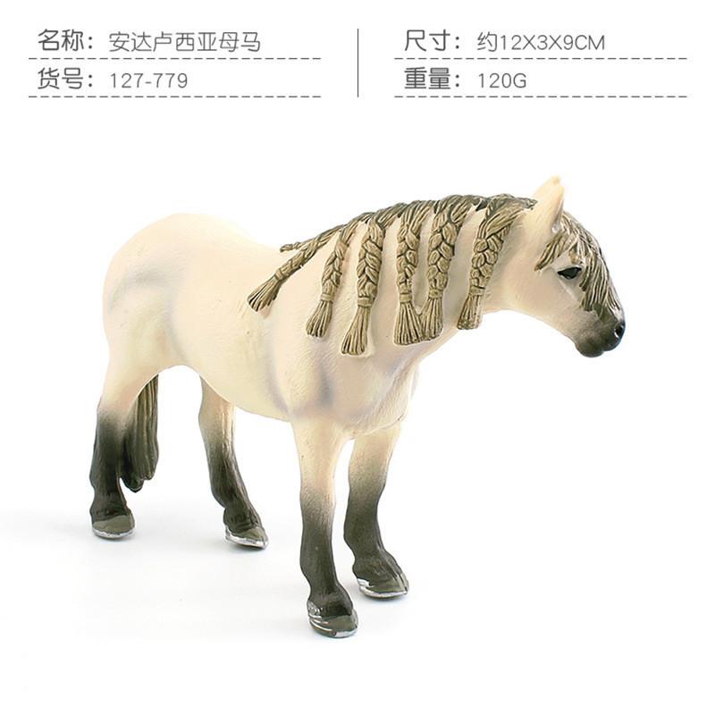 Высококачественный набор ПВХ моделей лошадей из семи штук, включая Аппалузу, Кватерхорса и Ганновера, для демонстрации и творческих игр