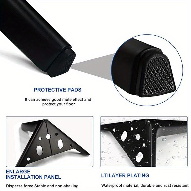 4 шт. сменные ножки для мебели, ножки для дивана, металлические ножки для мебели