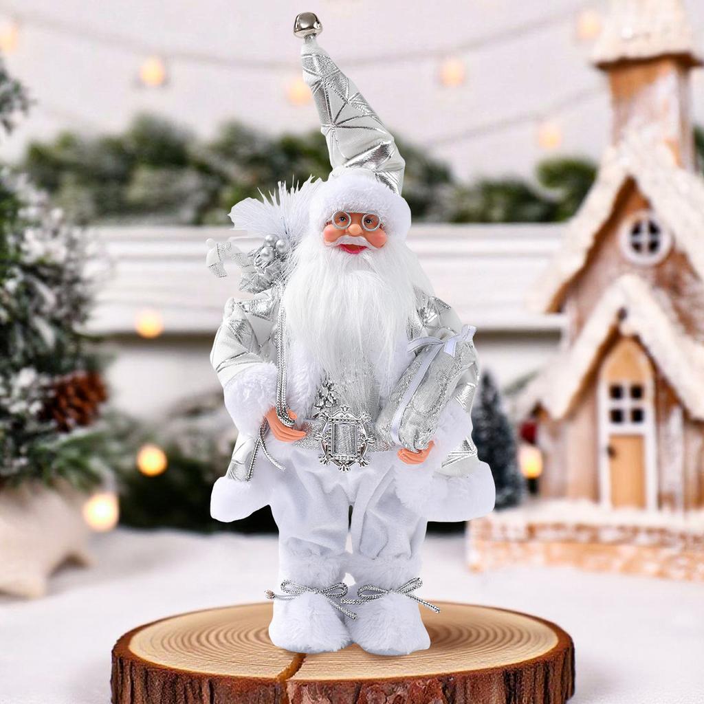 Christmas Santa Claus Figuette Decoration Christmas Party Decoration Kids Xmas Santa Claus Navidad Natal New Gift