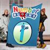 Numberblocks1 printed throw blanket—lightweight,soft,warm;versatile blanket for all seasons—perfect as &air-conditioning throw,nap blanket