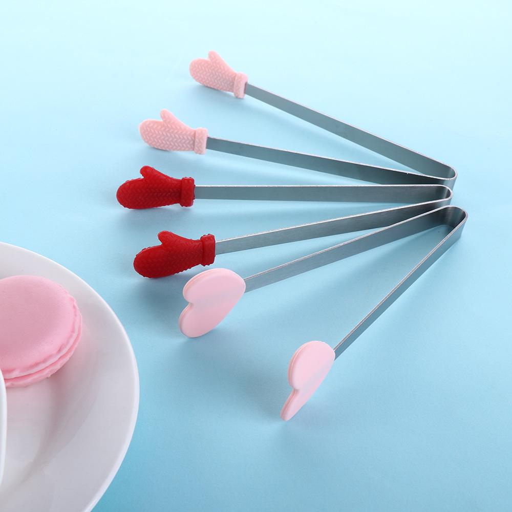 Heat-Resistant Kitchen Tool Bread Salad Barbecue BBQ Tong Food Clip Cooking Utensils Ice Cube Clamp