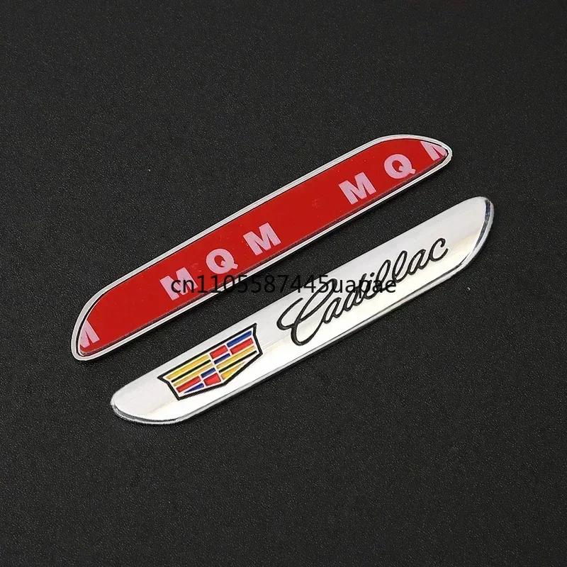 AABHR1 Alloy Car Fender Side Emblem Stickers Rear Trunk Badge for Cadillac ATS BLS CT4 CT5 CT6 CTS ESCALADE EXT SLS STS XT4 XT5 XT6 XTS