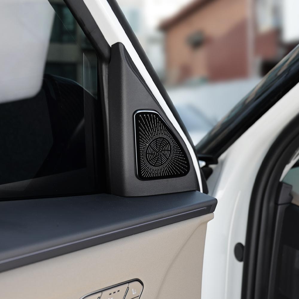 2/4PCS For KIA EV5 2024 2025 LHD/RHD Car Door Speaker Horn Protective Covers Interior Trim Accessories Stainless Steel Material