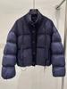 Yuyan Cloud Puff Warm Down Jacket Women's Winter Premium Splicing Knitted Collar White Duck Down Short Jacket
