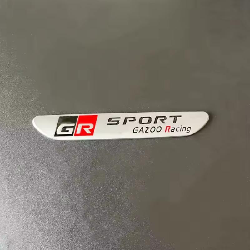 3D Металлическая Эмблема Логотипа G-R Sport Gazoo Racing, Эмблема Бокового Крыла Автомобиля, Значок Задней Крышки Багажника, Наклейка Для C-HR RAV4 Corolla Camry