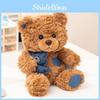 Cozy Teddy Bear Plush Doll Embracing A Denim Doll For Decor For Birthday Gift