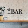 Vintage Black Metal Happy Hour Sign Rustic Pub Wall Decor for Home Bar Man Cave Outdoor Patio