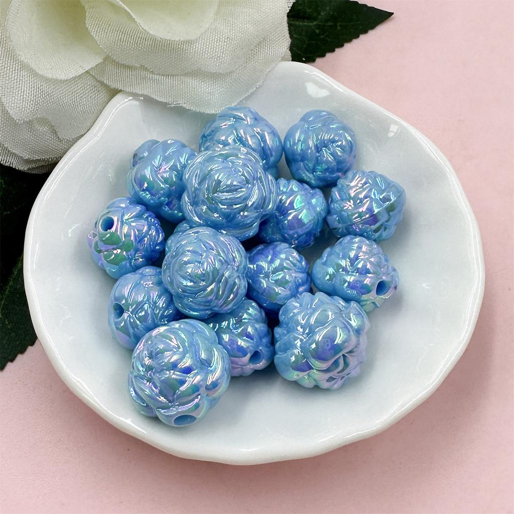 15 шт. 15 мм модные акриловые цветы свободные бусины «сделай сам» для ожерелья, браслетов, изготовления ювелирных изделий