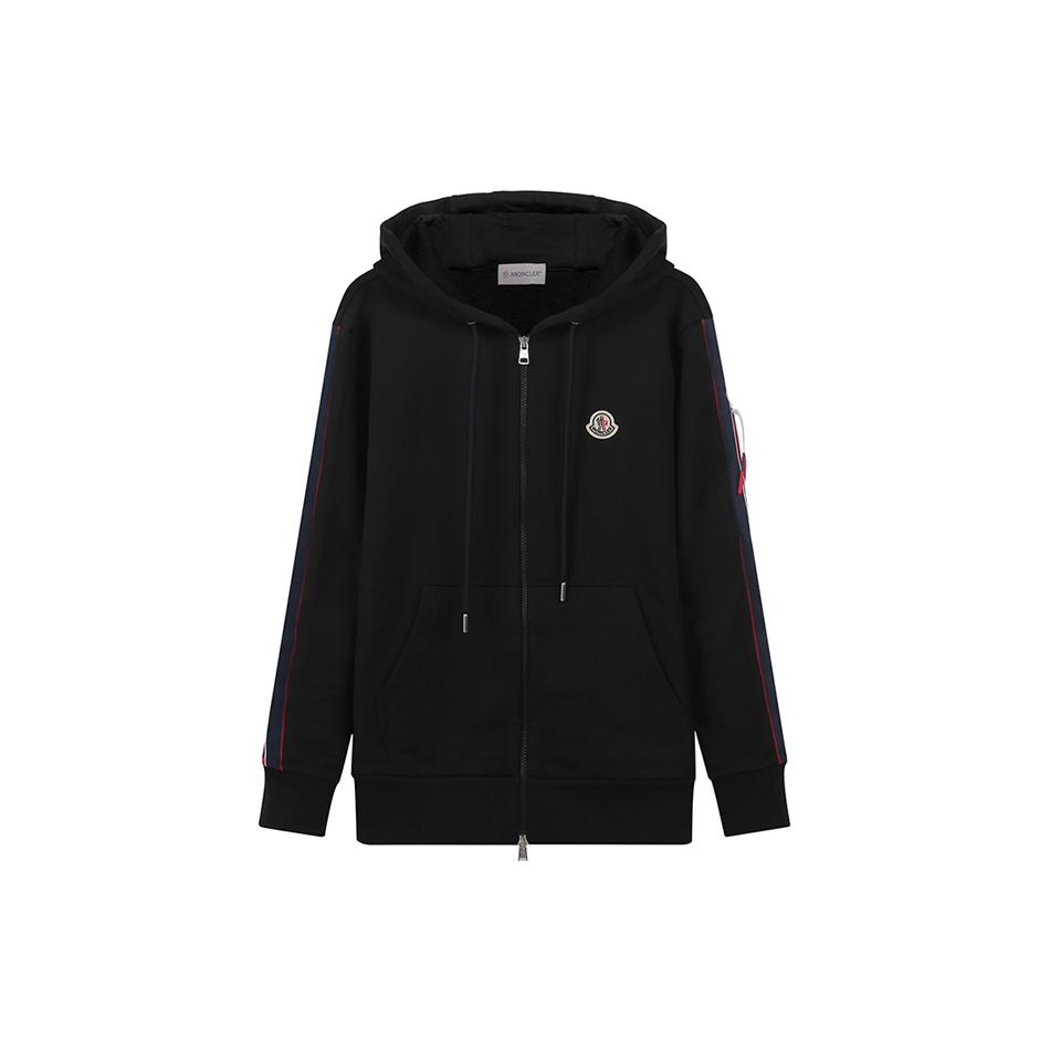 Moncler Толстовки Мужские Черные С Капюшоном (Несъемный) Умеренный 8G00037809KR999