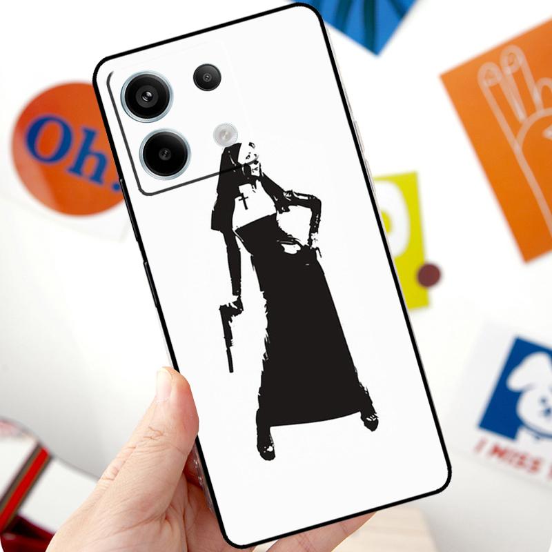 Чехол Sister Nun Kiss для Xiaomi Redmi Note 14 13 10 11 12 15 Pro Plus Чехол для Redmi 15 14C 10C 12C 13C 15C