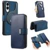 For Samsung Galaxy S25 Edge Case CASENEO MW-02 Detachable Magnetic Leather Flip Phone Cover