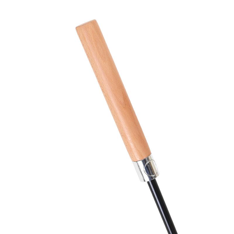 Новый 8-спицевый автоматический зонт-трость с длинной ручкой из массива дерева, схема