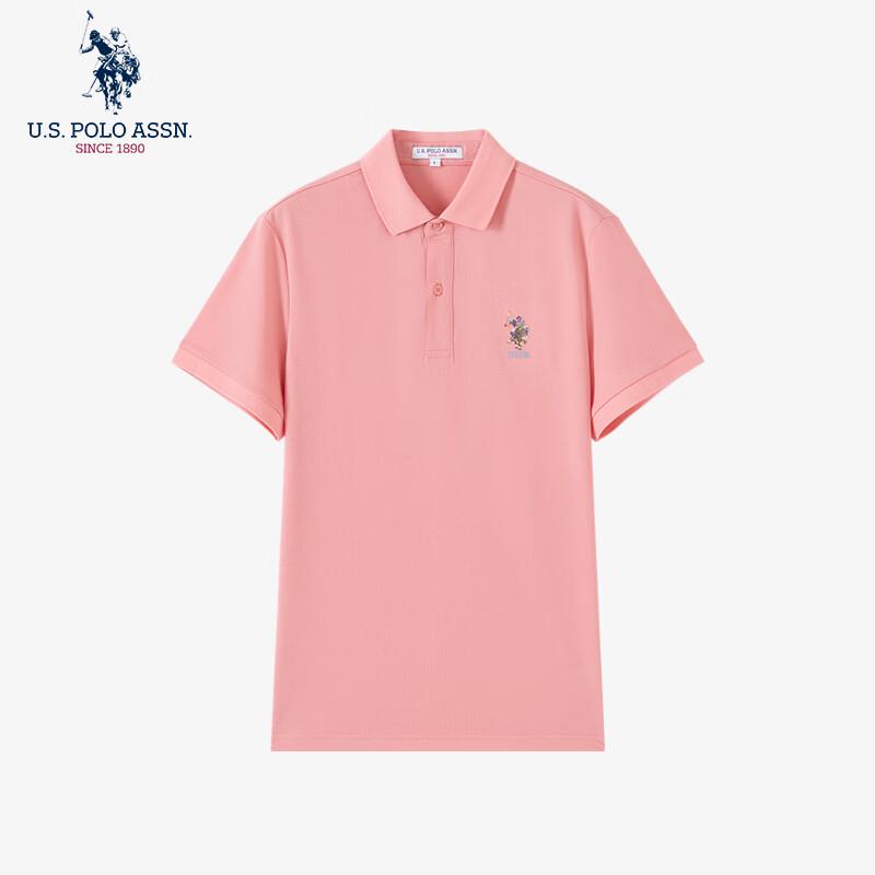 U.S. Polo Assn. Мужская повседневная рубашка-поло с воротником