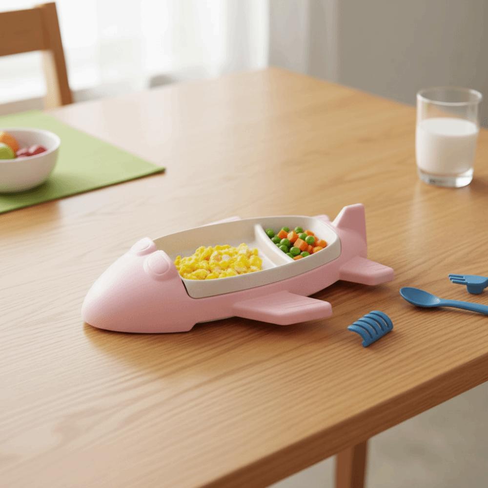 Deepened Food Tray Cartoon Dinning Plate Eco-friendly Food Dish Gifts