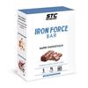 STC NUTRITION - Iron Force Bar - Barre Énergétique Protéinée - Créatine + Taurine + BCAA - Actif Breveté - Etui De 5 Barres - Goût P