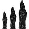 3 пары XL черных дилататоров для ладони и кулака, анальных и вагинальных дилататоров для мужской и женской мастурбации и прелюдии
