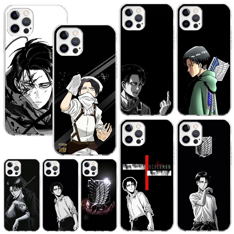 Attack-Titan Levi Phone Case For Iphone 17 Air 16 15 Plus 16E 14 Pro Max 13 Mini 12 11 7 8 SE Fundas Soft Back Cover 17 Air 16 1