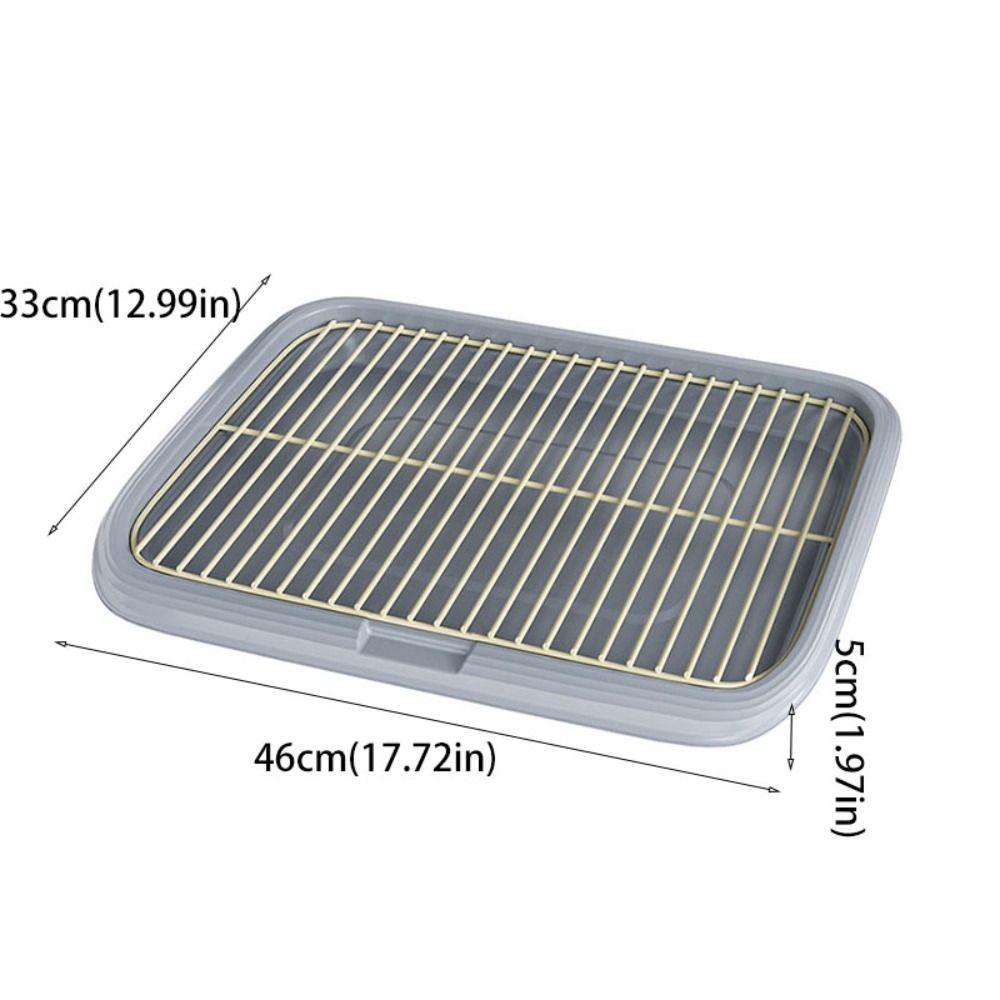 Прямоугольный лоток для собак в помещении, туалет, защита от протечек, сборщик собачьих фекалий, для средних и крупных собак