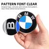 New for E39 E46 E30 E36 G20 bmw E87 E60 E90 Ac 74mm 82mm Hood Emblem Car Front Bonnet Logo Trunk Cover Badge car sticker