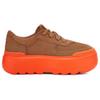 UGG Двухслойные кроссовки из коровьей кожи, универсальные, удобные, модные, женские, коричневые, оранжевые 1135010-COGS