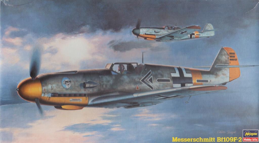 Модель самолета Хасегава Мессершмитт HAS09010 148 Bf109F-2