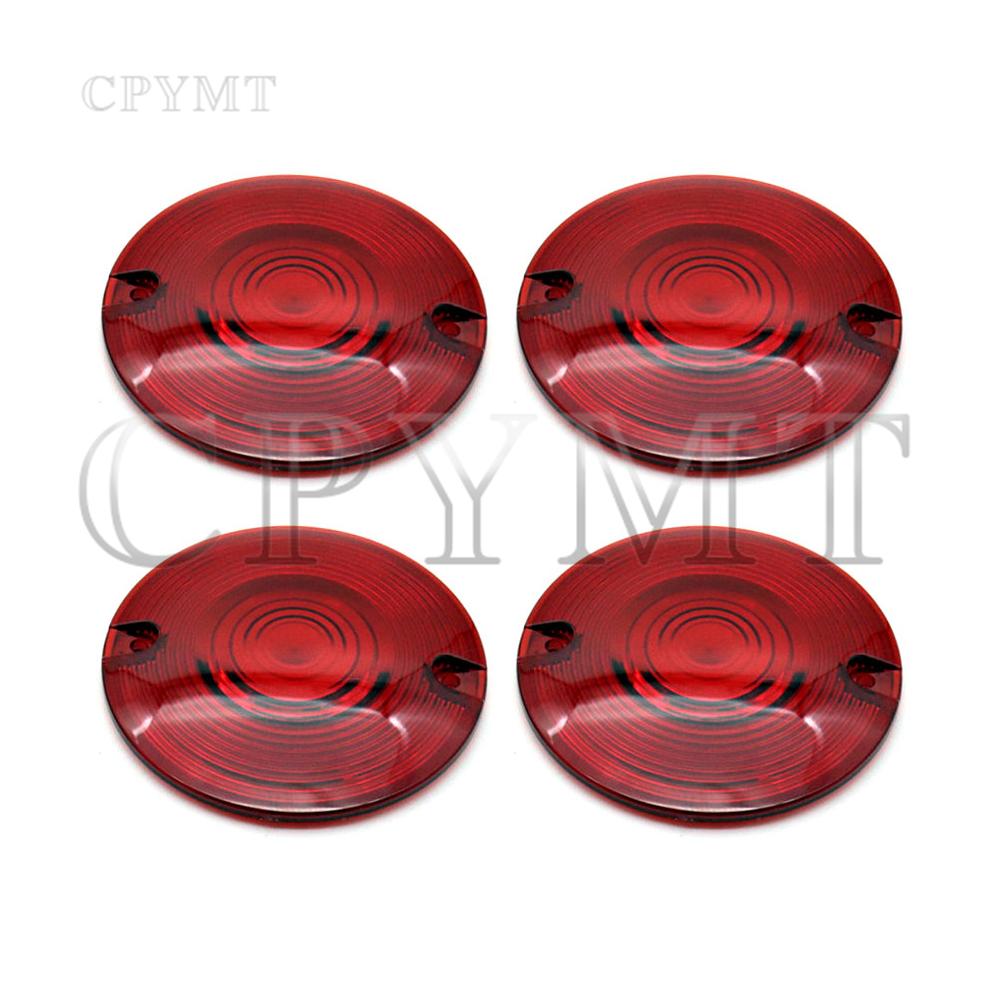 Комплект крышек для указателя поворота мотоцикла с лампочками 1156 1157, подходит для Harley Touring Road Electra Glide Road King